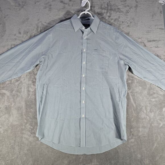Nordstrom Men's Shop Traditional Fit‎ Wrinkle-Free Striped Dress Shirt 16.5 37 - Picture 1 of 8